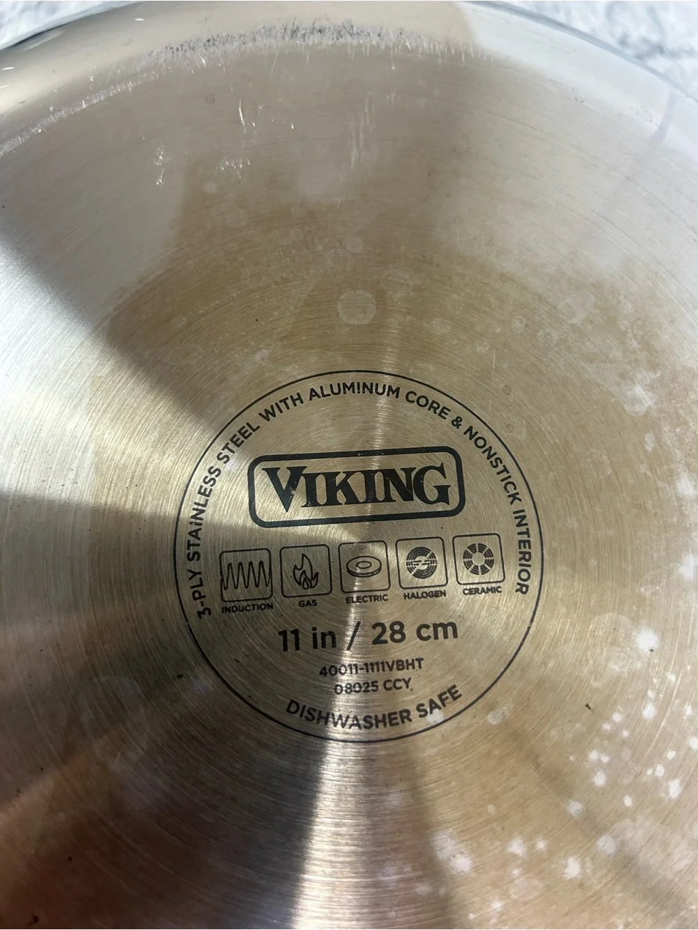 Viking 3-ply stainless steel 11 in pan